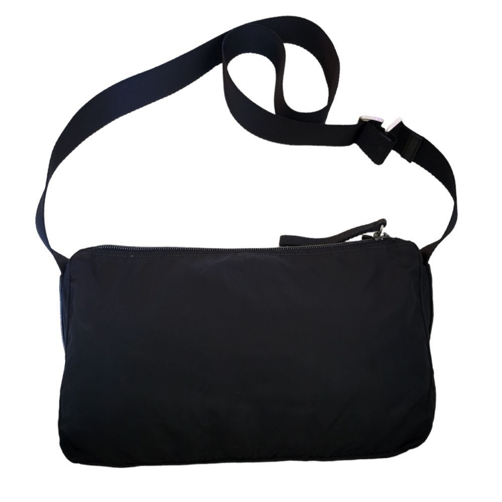 Prada Black Nylon Shoulder Bag Crossbody Bag - Picture 2 of 16